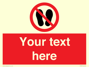 Custom prohibition do not stand here